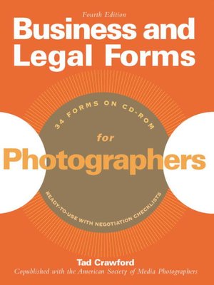 cover image of Business and Legal Forms for Photographers